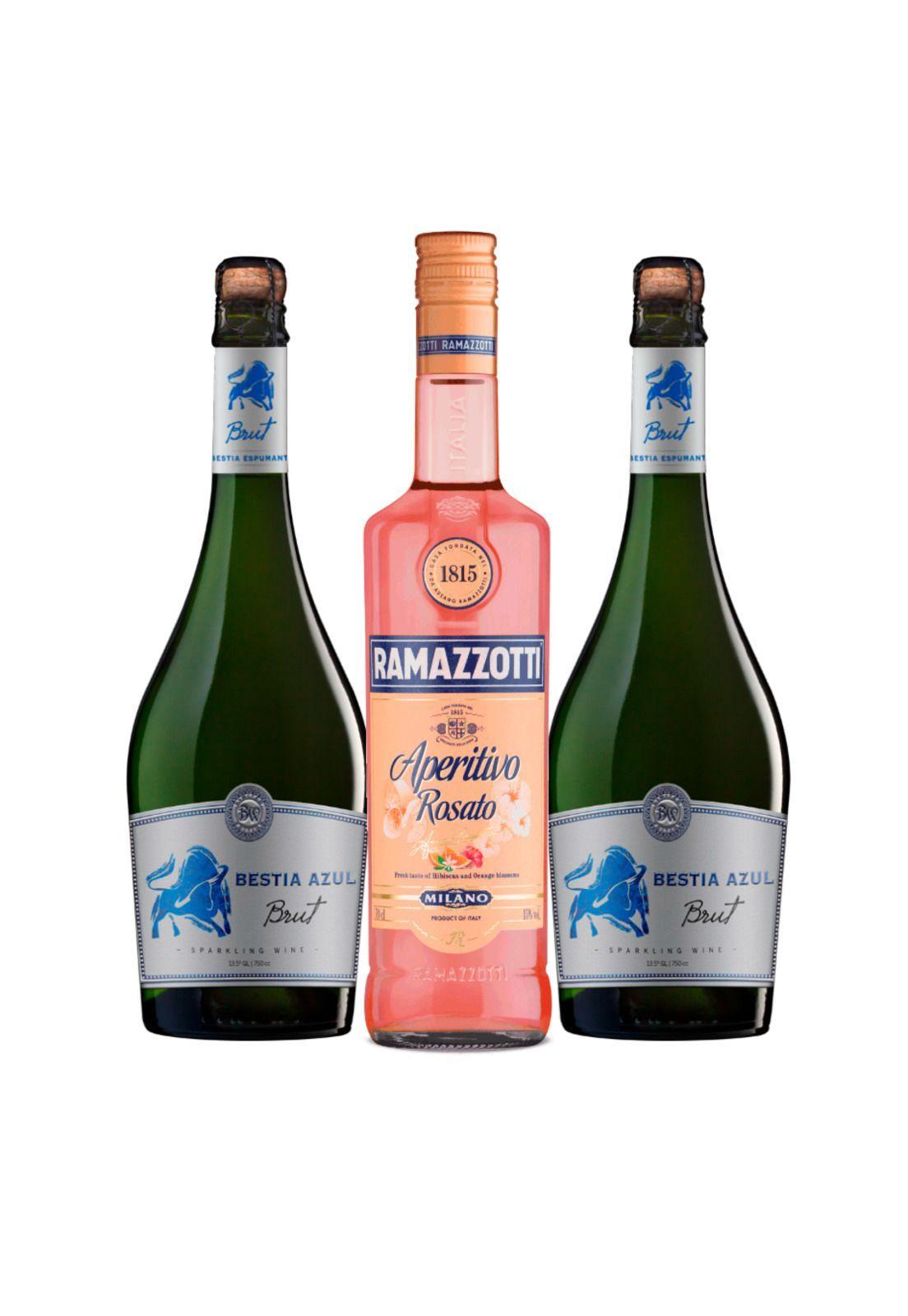 Mix Ramazzotti: Ramazzotti Rosatto + 2 Espumantes-0