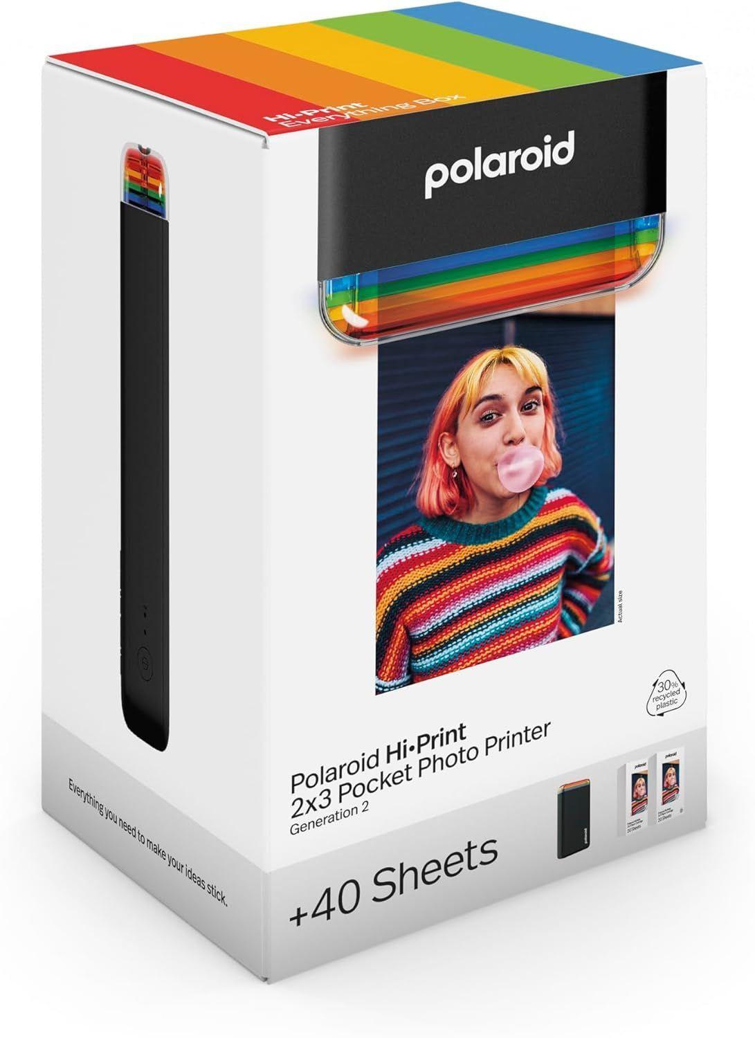 Set Impresora de Fotos Polaroid Hiprint Portatil + 40 papeles-6