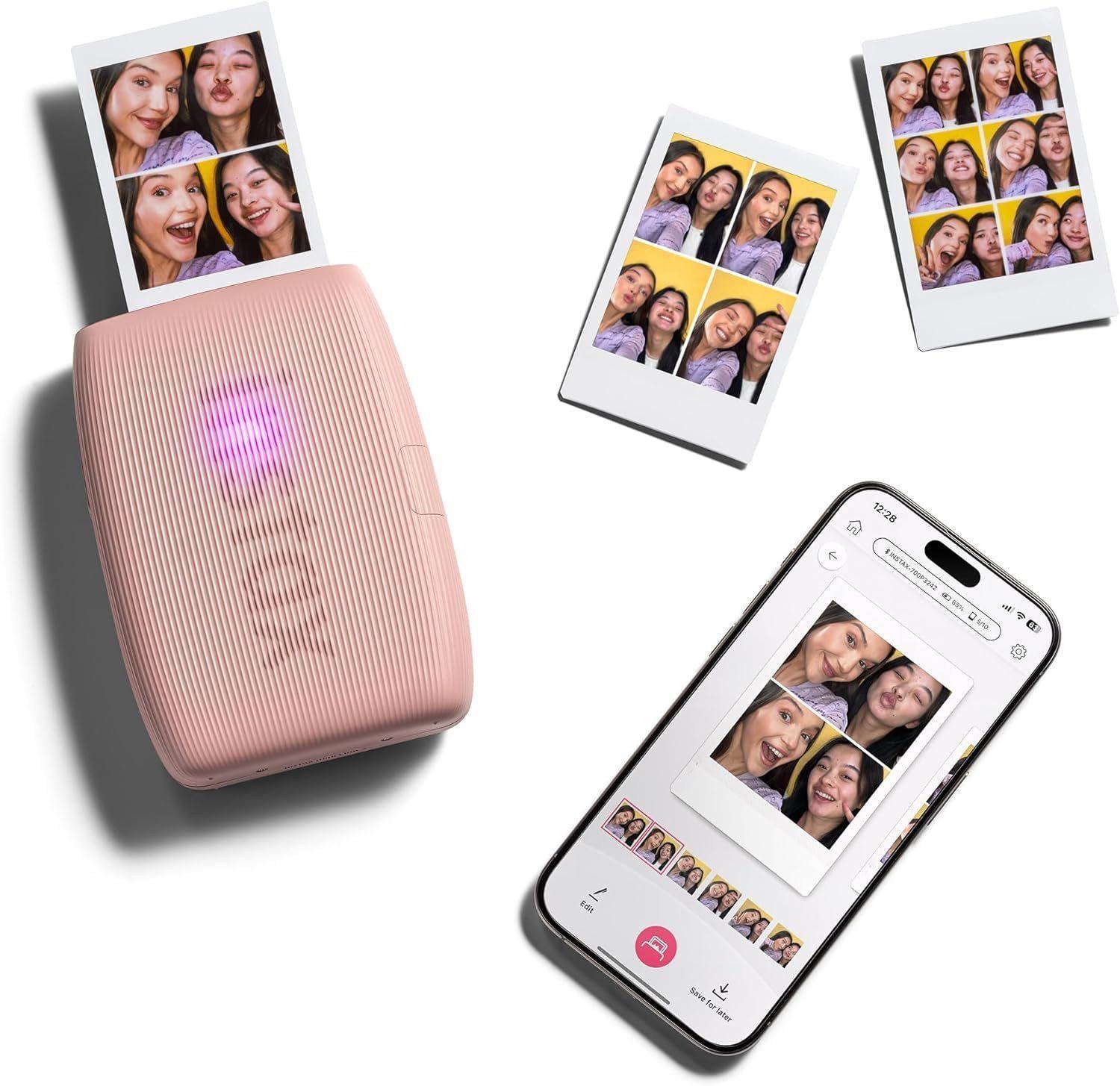 Impresora de Fotos Instantánea Fujifilm Instax Mini Link 3 Rosa + 20 Film-4
