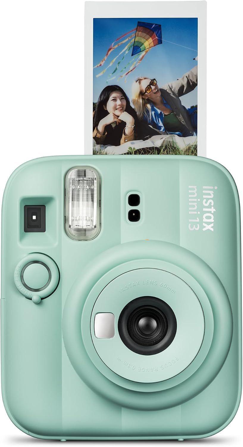 SET COMPLETO CÁMARA FUJIFILM INSTAX MINI 13 VERDE +40 PELÍCULAS +ACCESORIOS-2