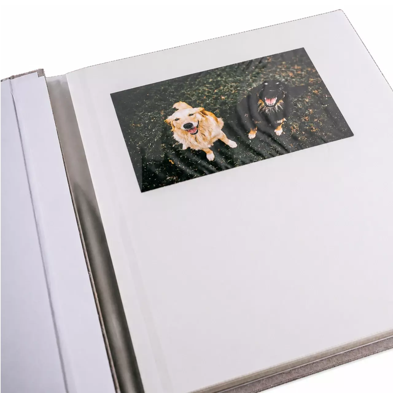 Álbum De Fotos Autoadhesivo Cubierta De Lino 40 Páginas-2