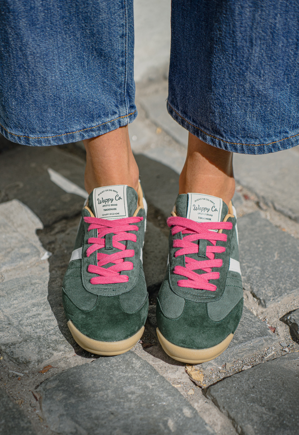 Zapatilla Mujer Urbana Verde Retro Wappy-3