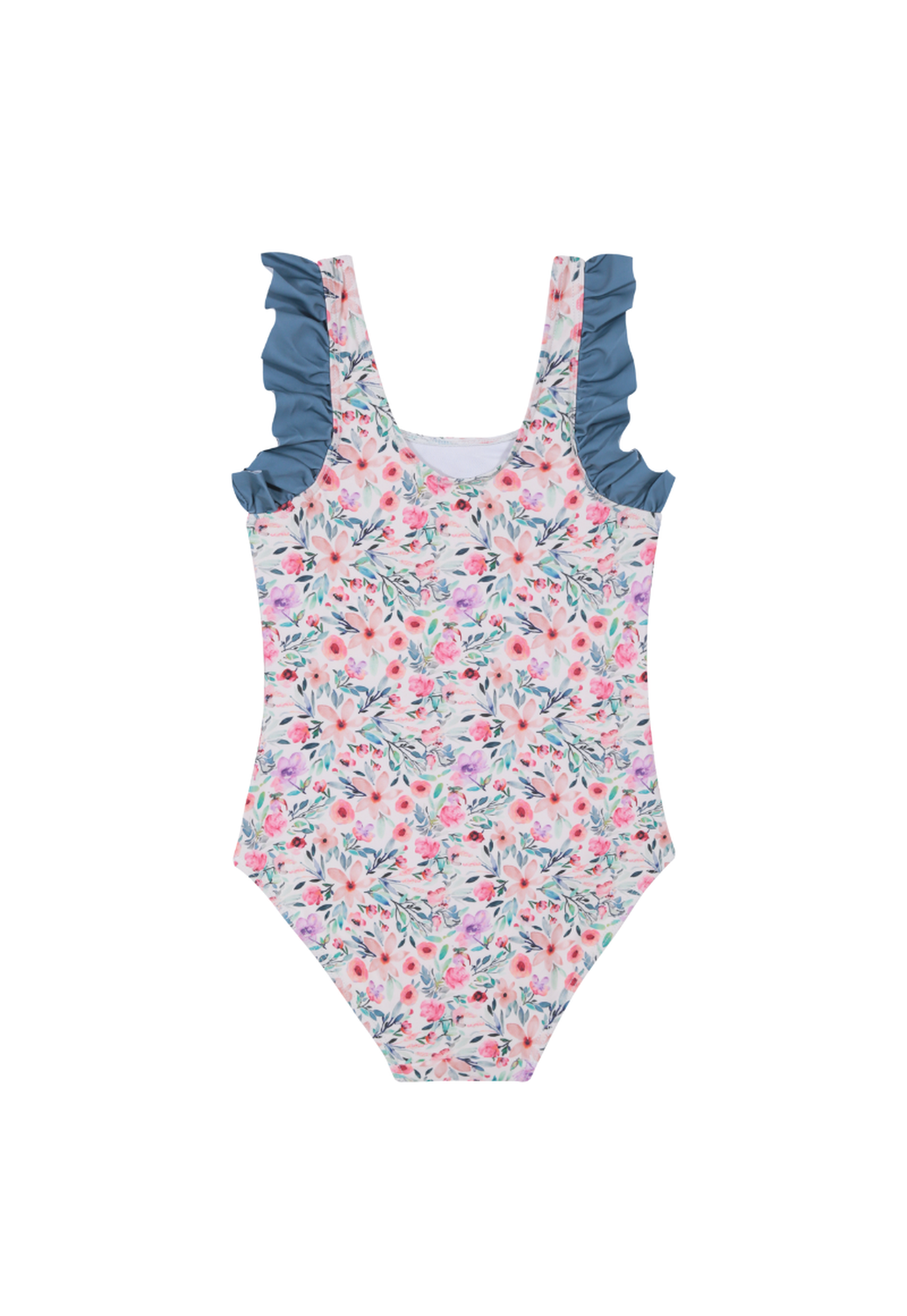 Traje de Baño Niña Wappy Terri Flores Verano-3