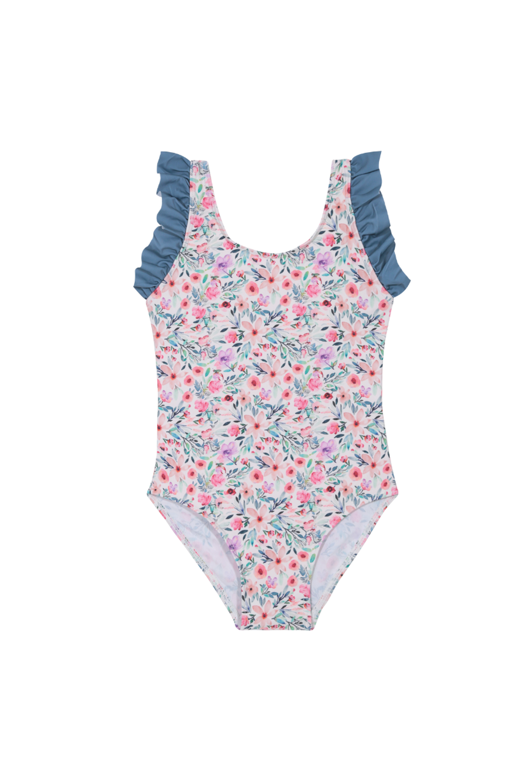 Traje de Baño Niña Wappy Terri Flores Verano-0