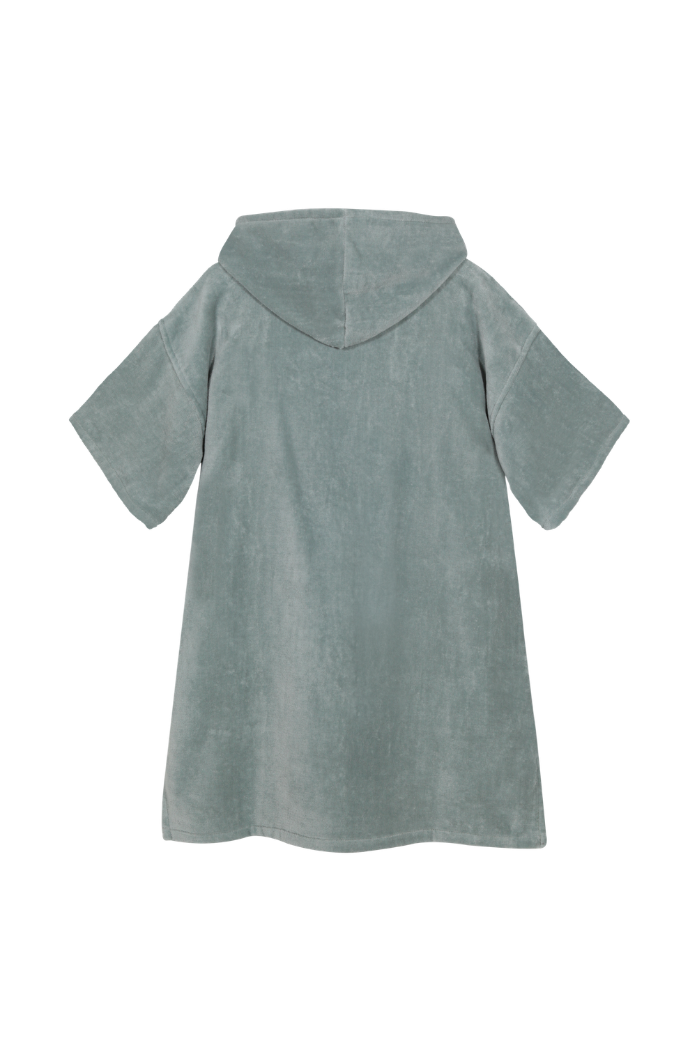 Poncho Toalla Infantil Verde Wappy Algodón Con Gorro Y Bolsillo Niño Playa Piscina-2