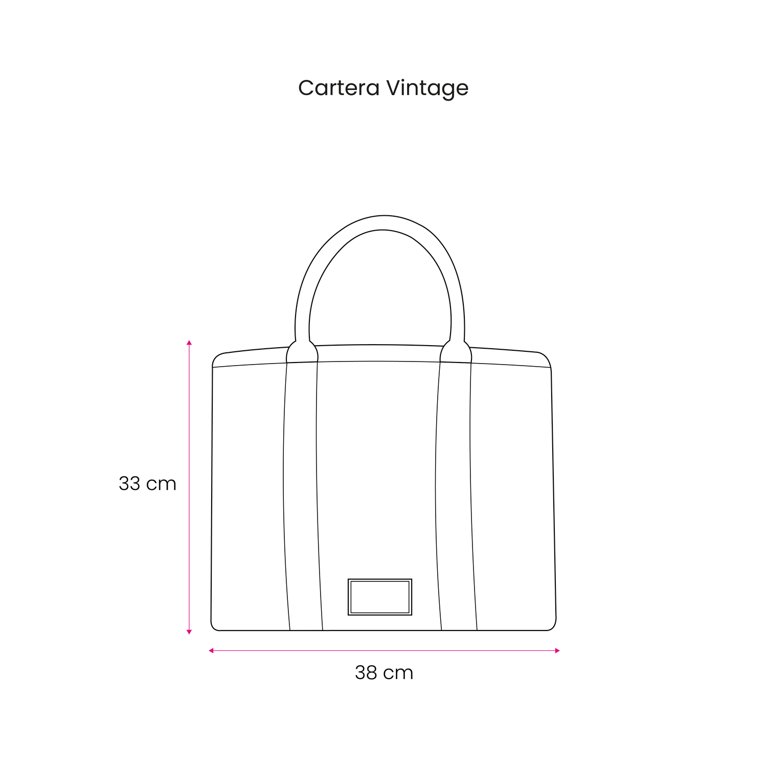 Cartera Tote Bag Vintage Beige Wappy Bolso Mano Mujer-4