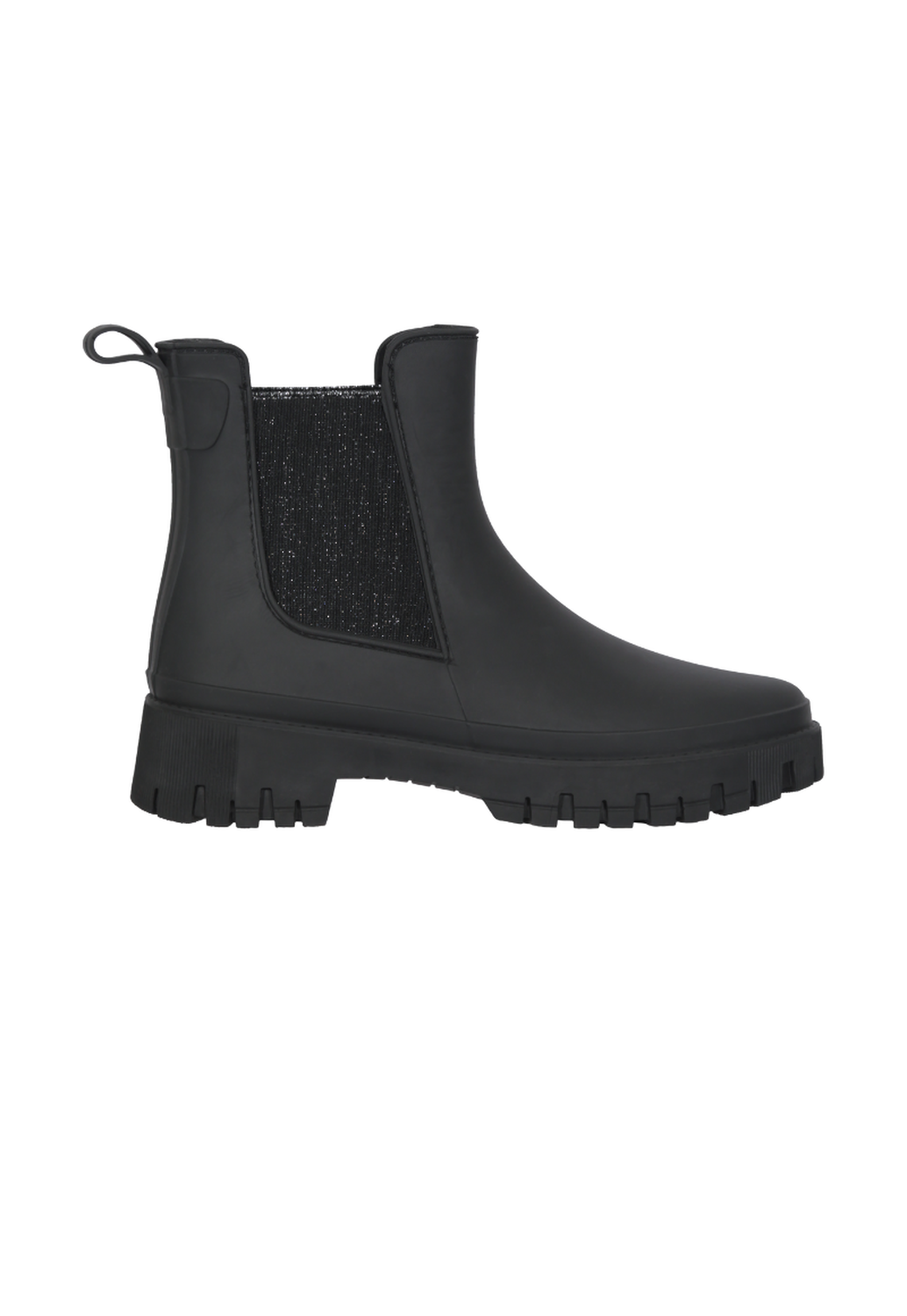 Bota Impremeable de Agua Chelsea Negro Mujer Wappy-0