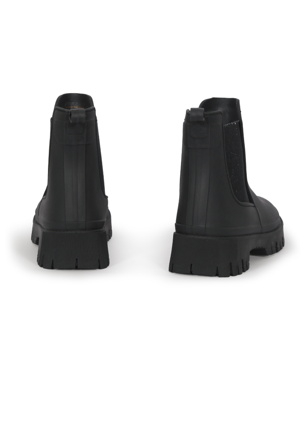 Bota Impremeable de Agua Chelsea Negro Mujer Wappy-8