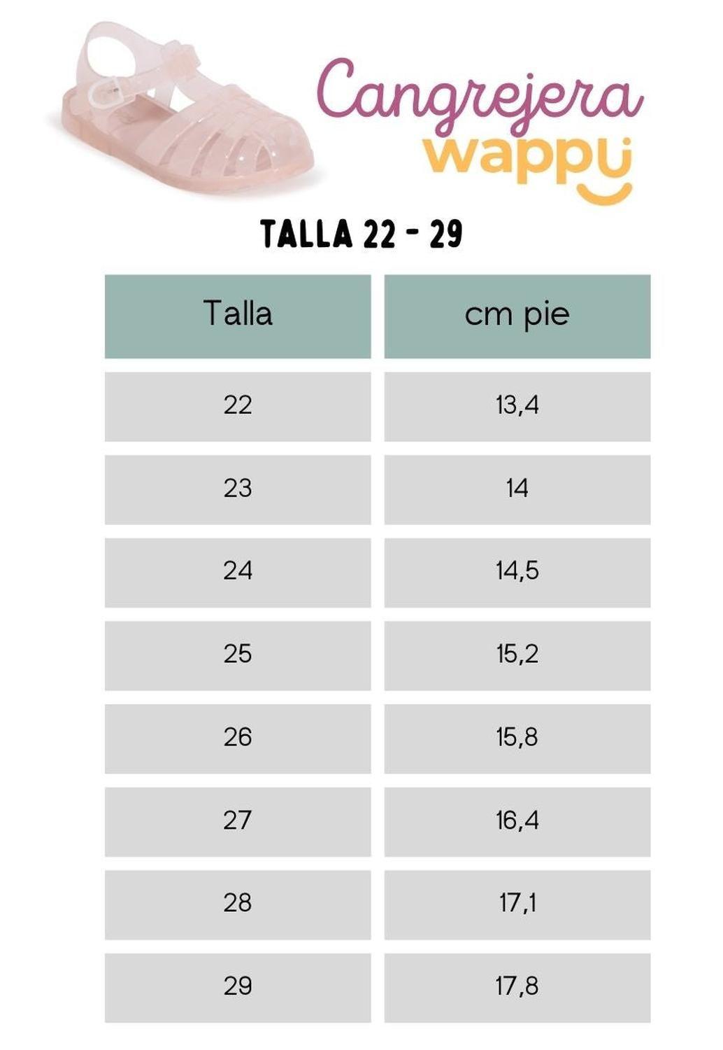Sandalia Niña Cangrejera Blanca Wappy Resistente al agua-2