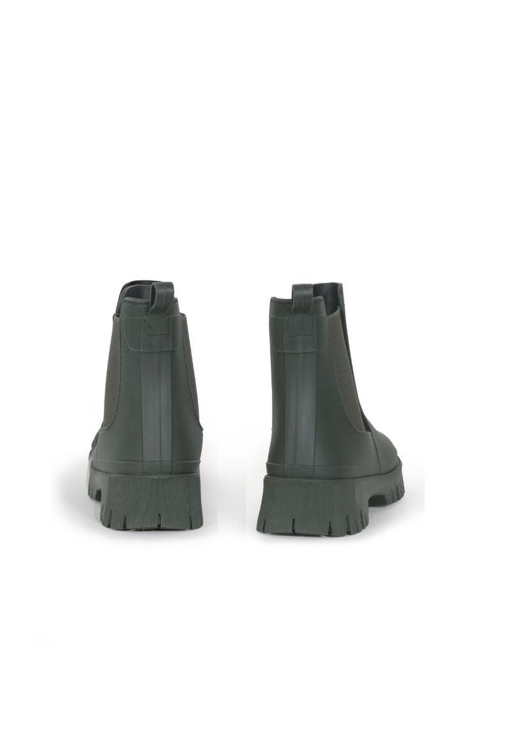 Bota de Agua Mujer Impermeable Chelsea Verde Wappy-7