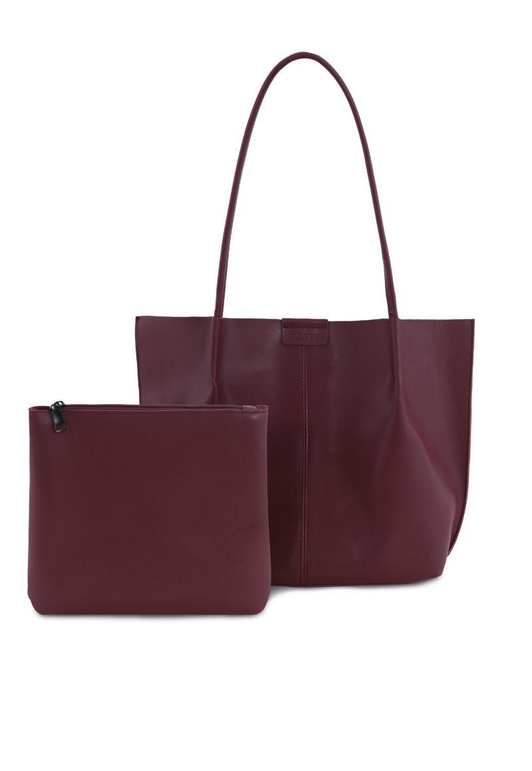 Cartera Tote Mujer Burdeo Siena Wappy-2