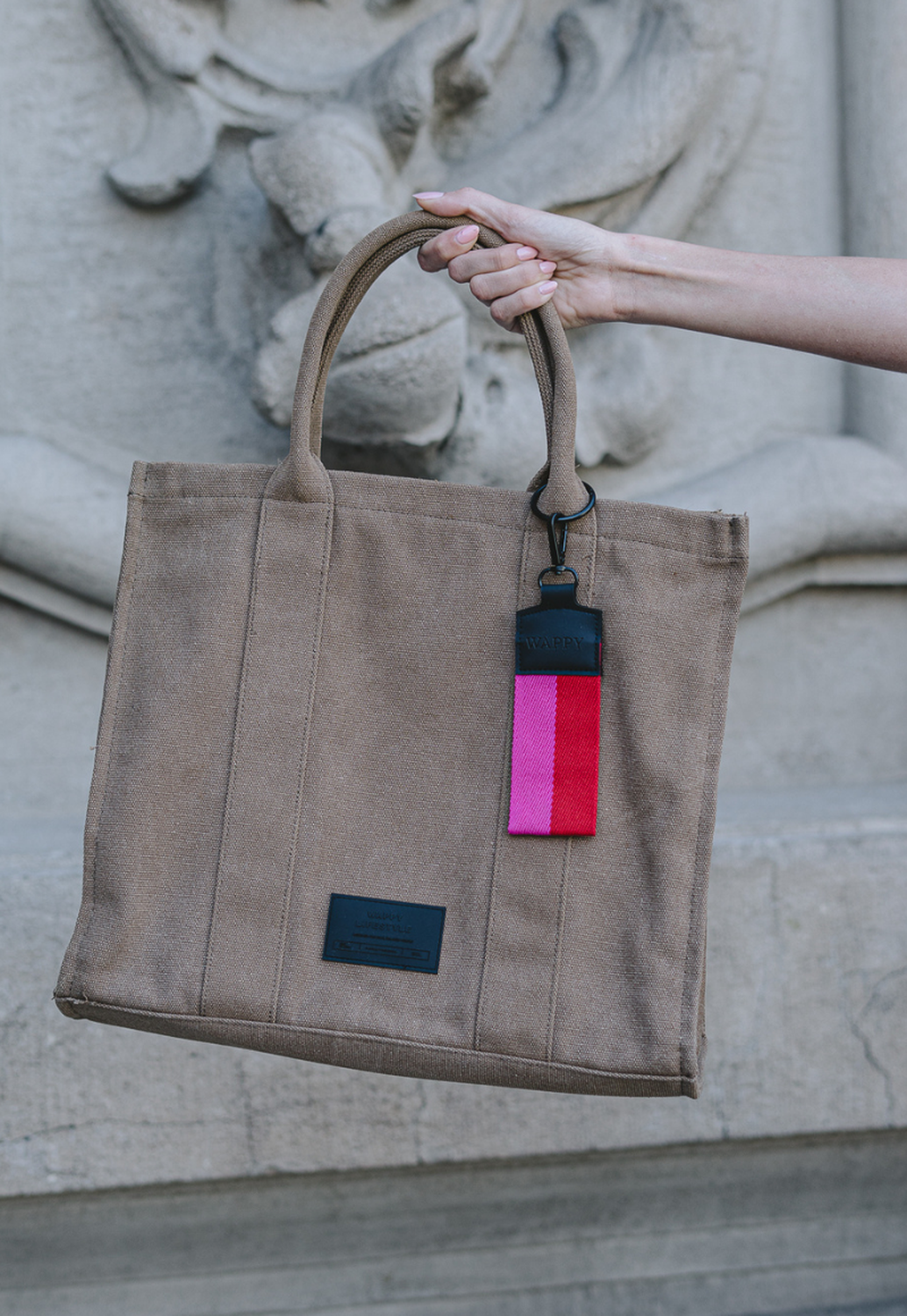 Cartera Tote Vintage Camel-2