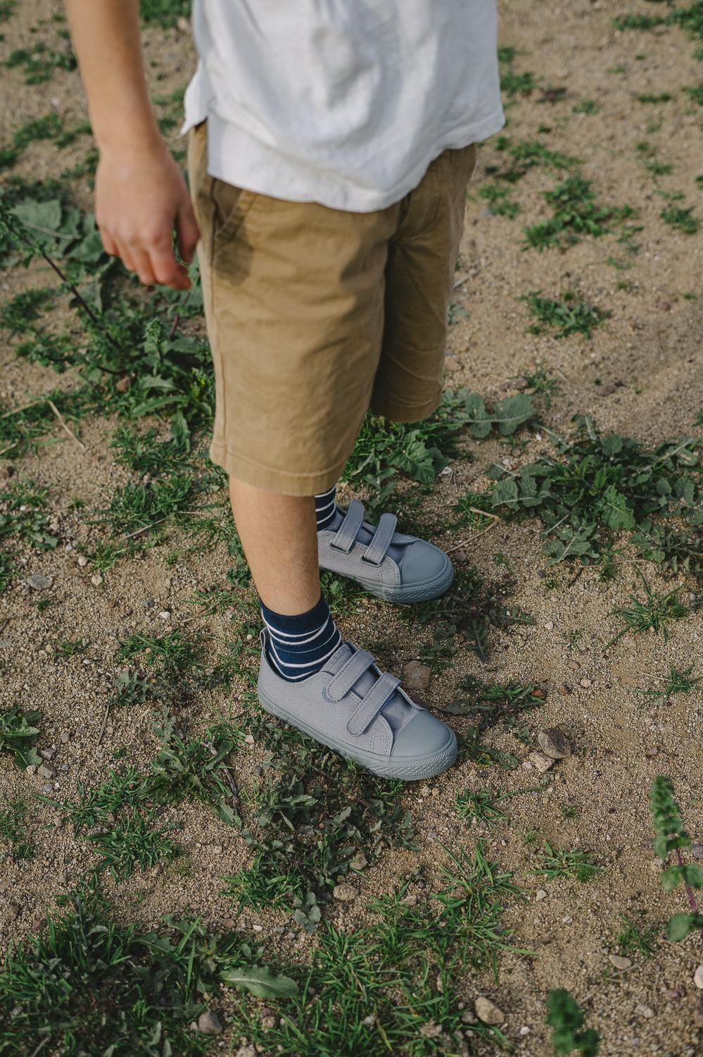 Zapatilla Niño Velcro Azul Wappy-4