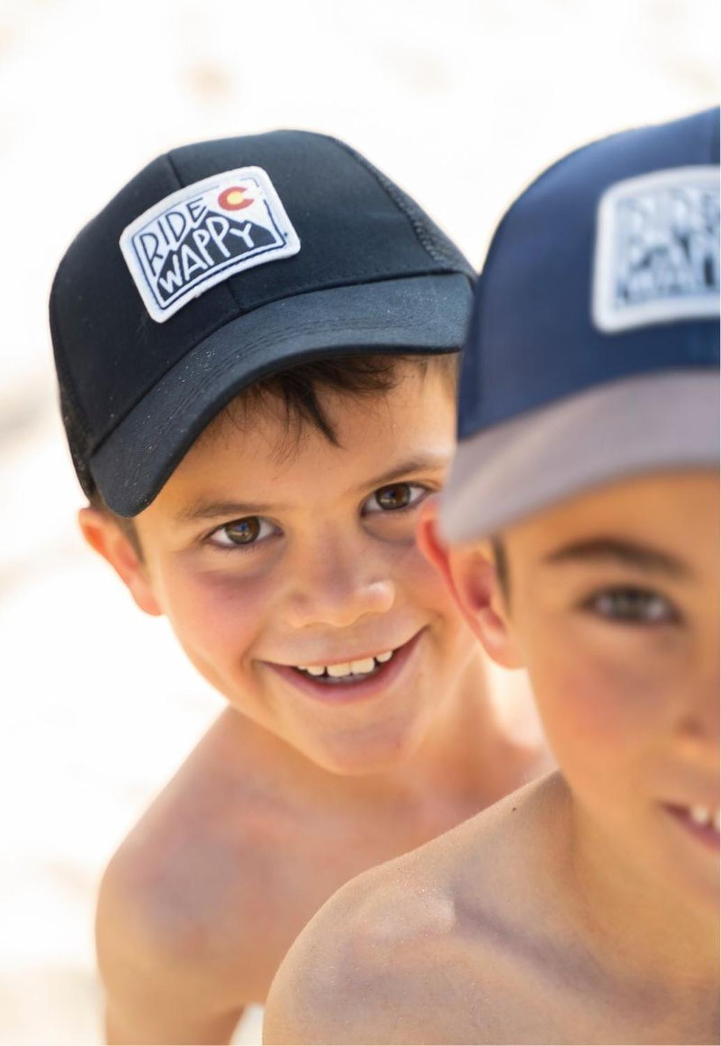 Jockey Niño Negro Wappy Kids Ajustable 100% Algodón-2