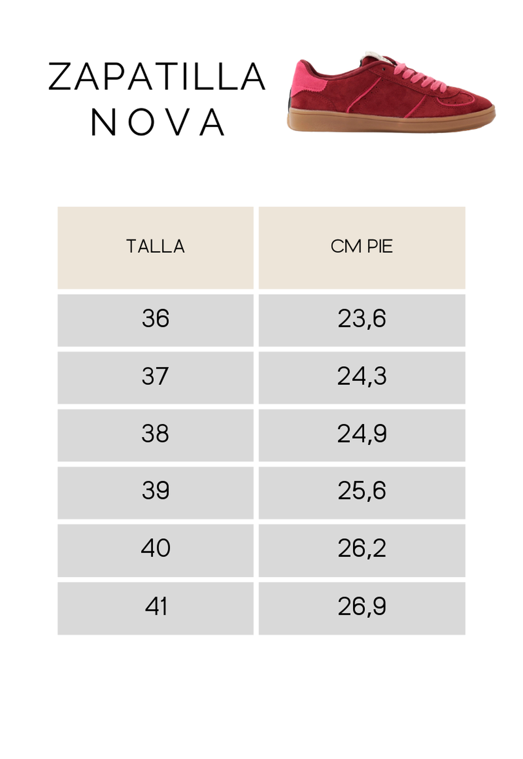 ZAPATILLA WOMEN NOVA W26 BURGUNDY-3