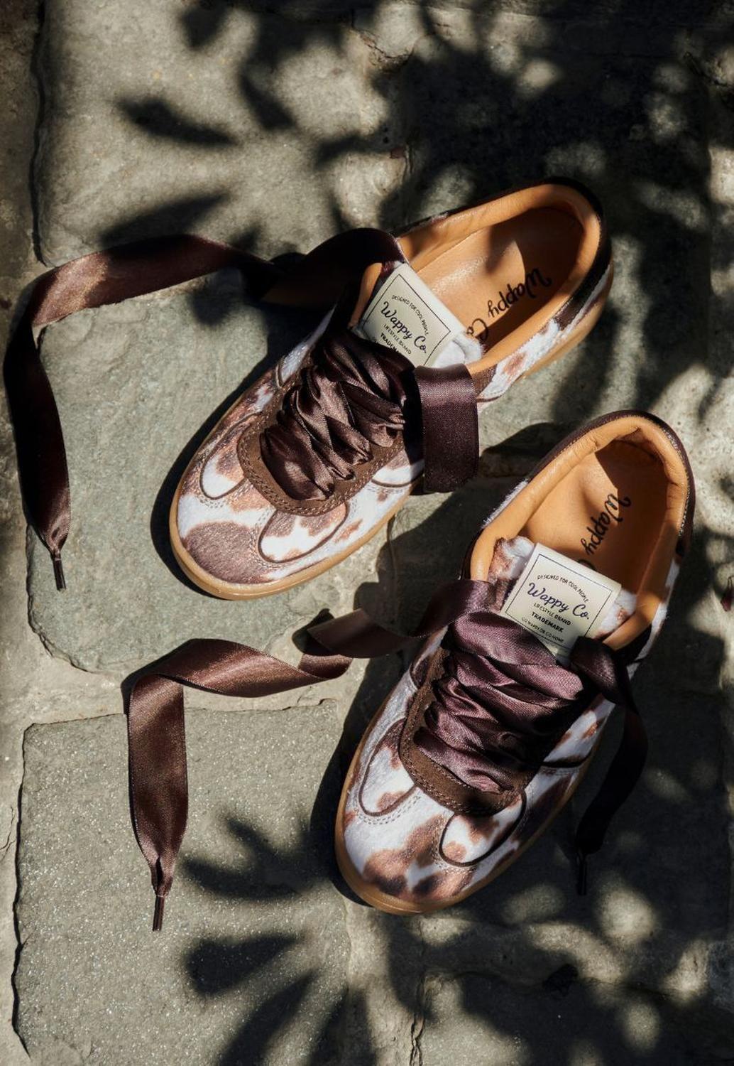 Zapatilla Urbana Mujer Nova Estampado Vaca Wappy-2