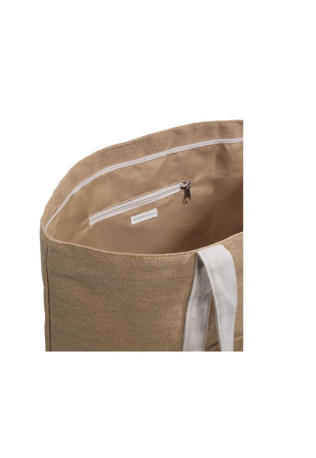 Bolso Playa Con Compartimento Para Vaciar Arena Camel Wappy-2