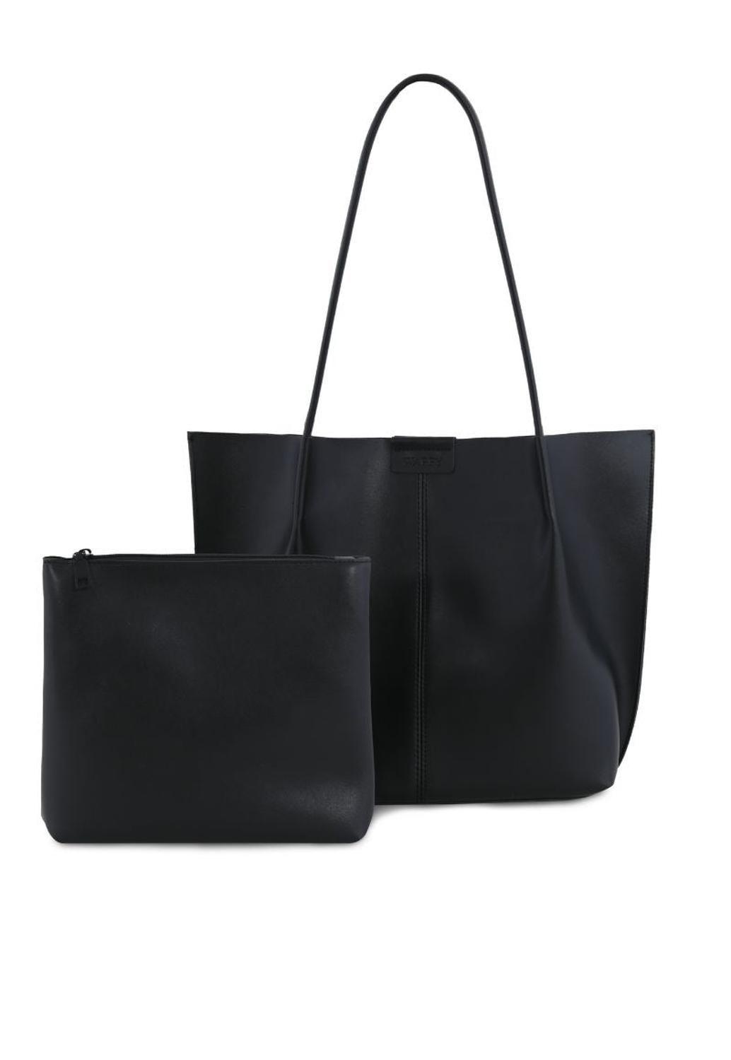Cartera Tote Mujer Negra Siena Wappy-4