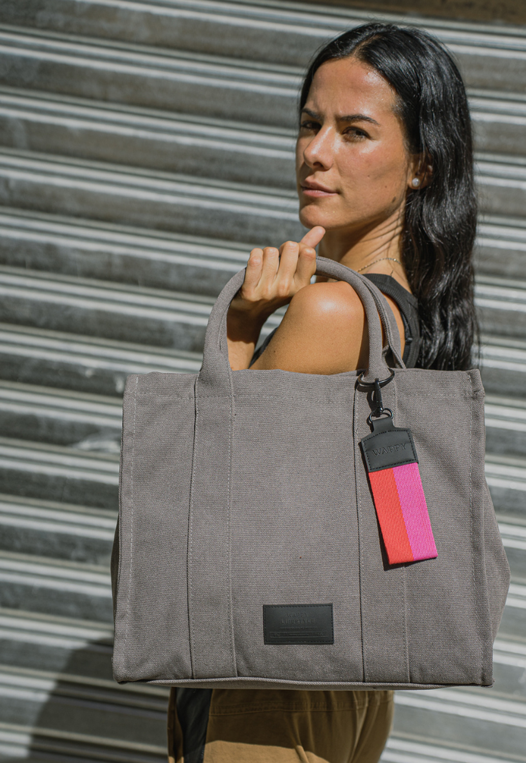 Cartera Tote Vintage Grey-2