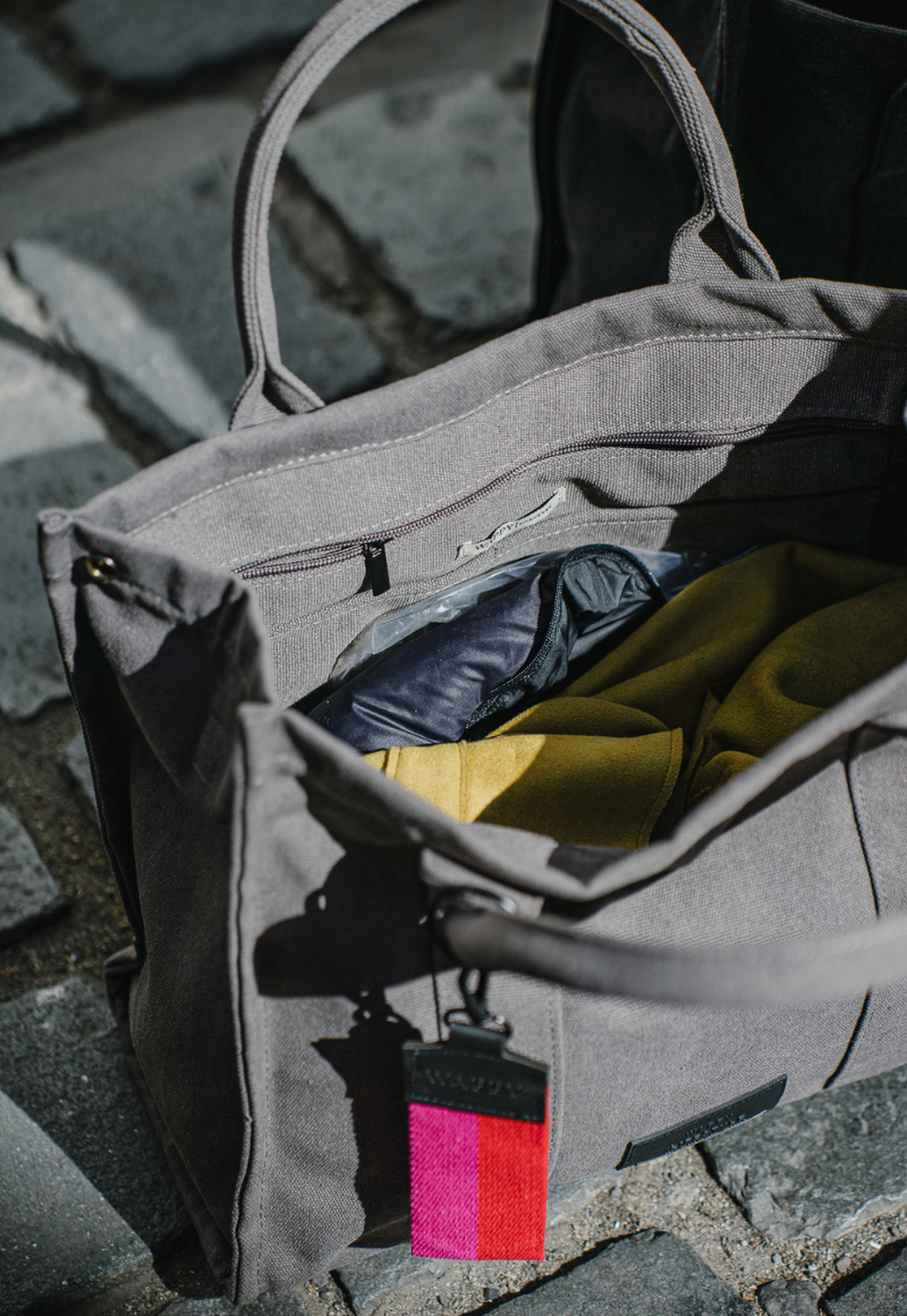 Cartera Tote Vintage Grey-7