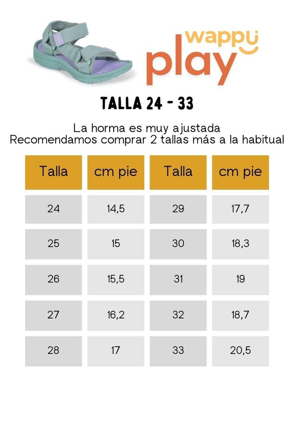 Sandalia Play Niño Azul de Broches con Velcro Wappy-2