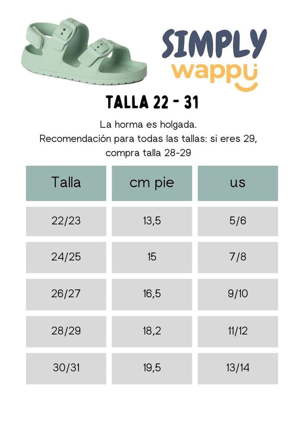 Sandalia Niña Malva Goma Broches Simply Wappy-4