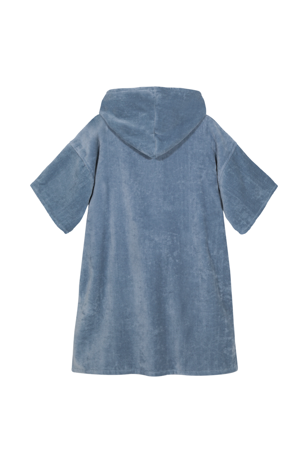 Poncho Toalla Infantil Azul Wappy Algodón Con Gorro Y Bolsillo Niños Playa Piscina-3