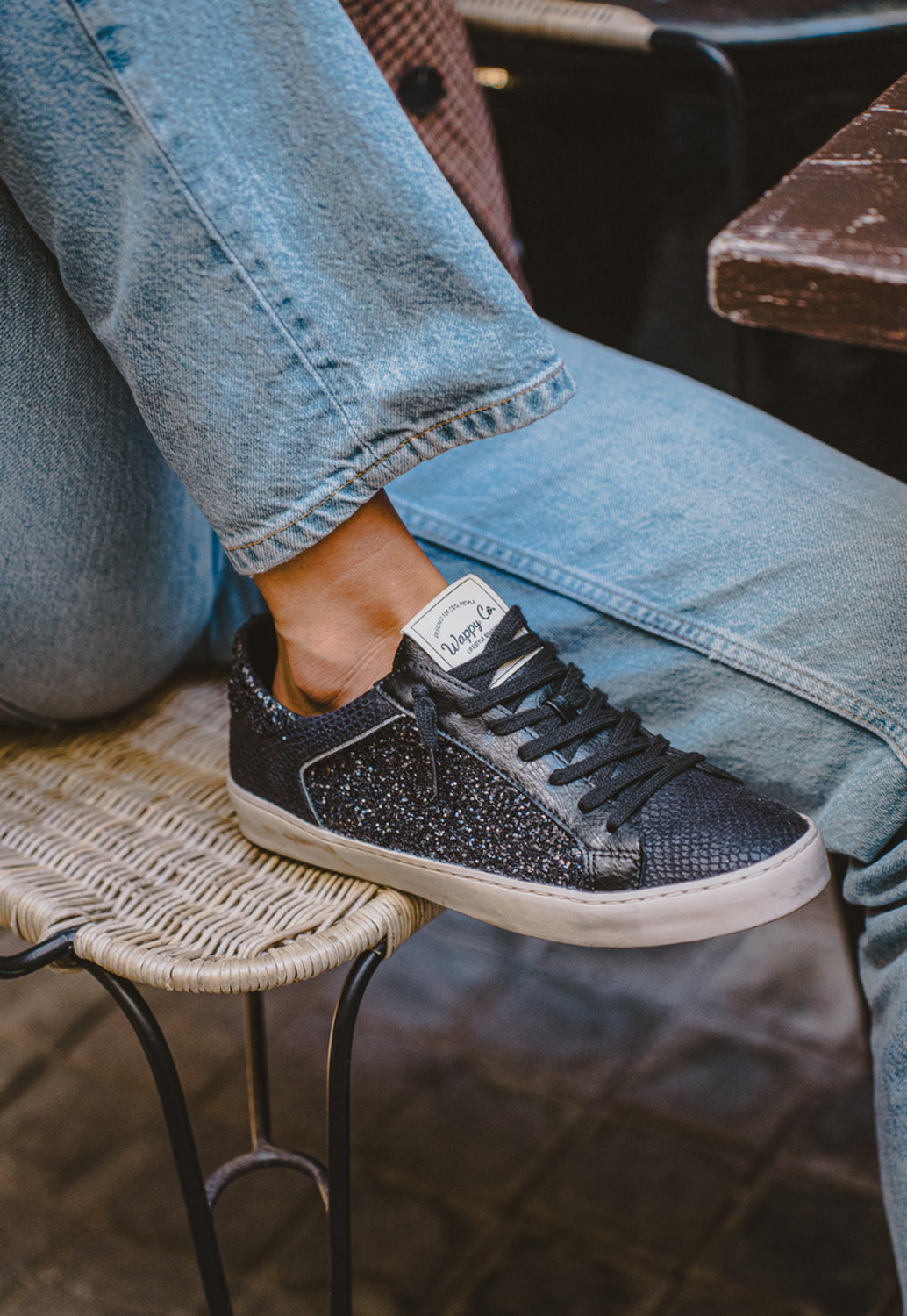 Zapatilla Urbana Mujer Bowie Black Wappy-5