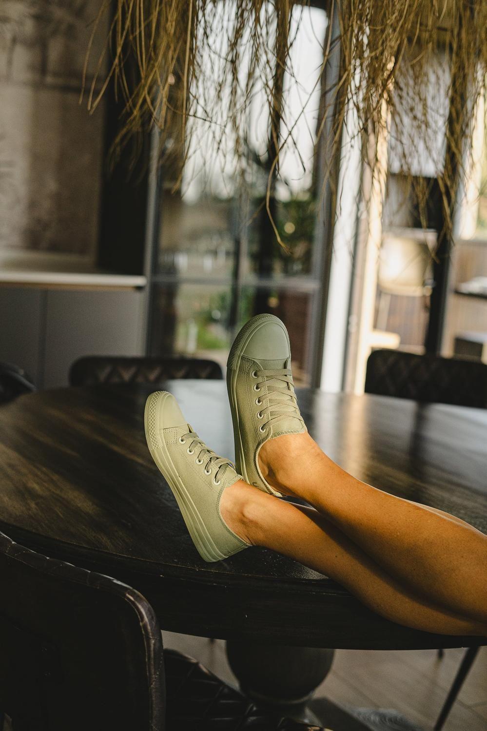 Zapatilla Canva Verde Wappy-4