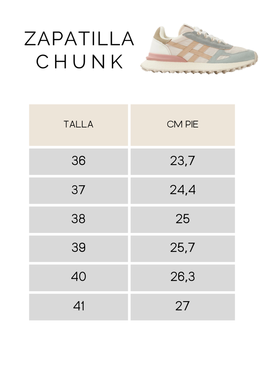 Zapatilla Urbana Mujer Chunky Pastel Wappy-4