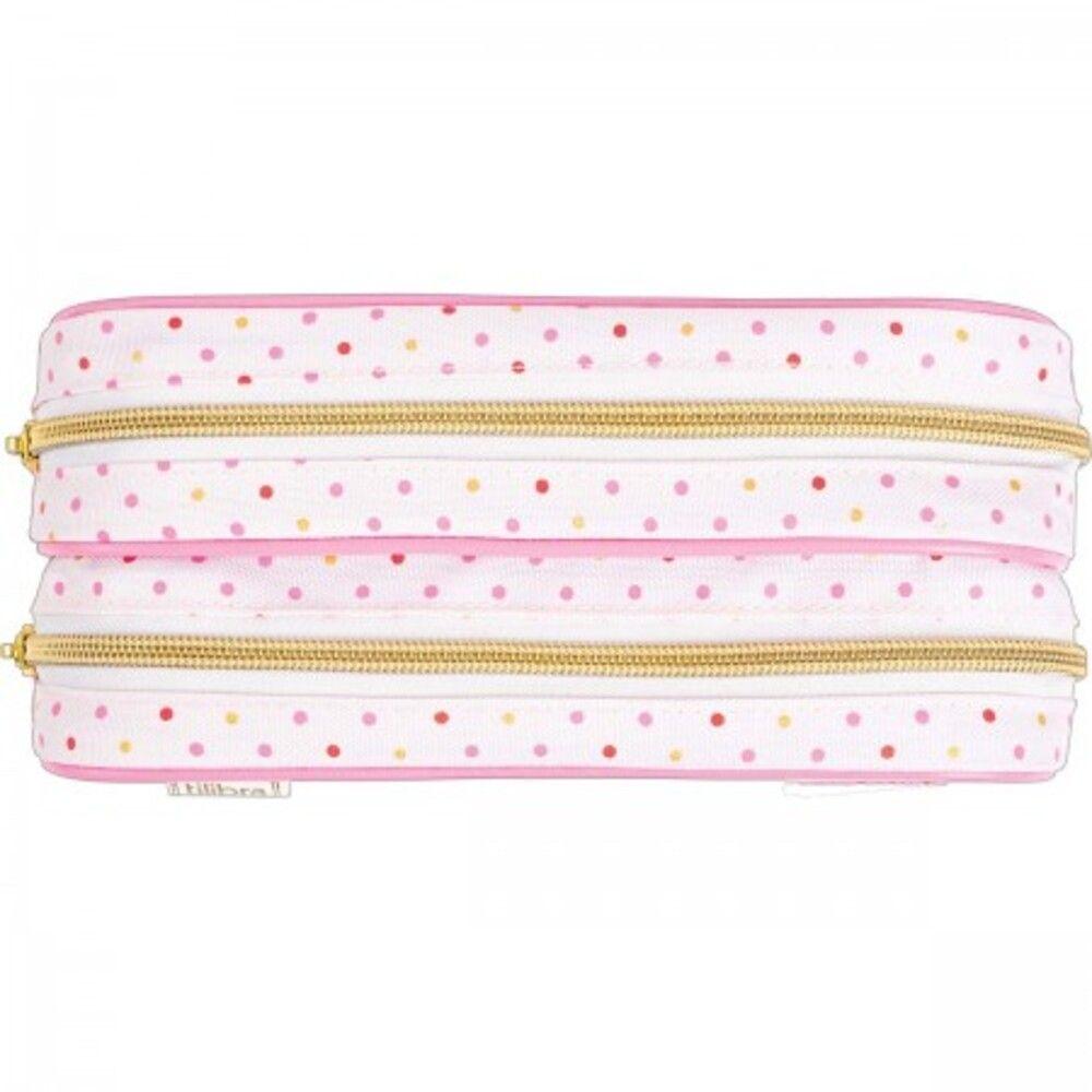 Estuche Duo Académie Metalizado con 2 Compartimentos – 210x90x90mm-2