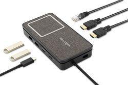 Docking Station portátil SD1700P USB-C,100W Carga Qi-0