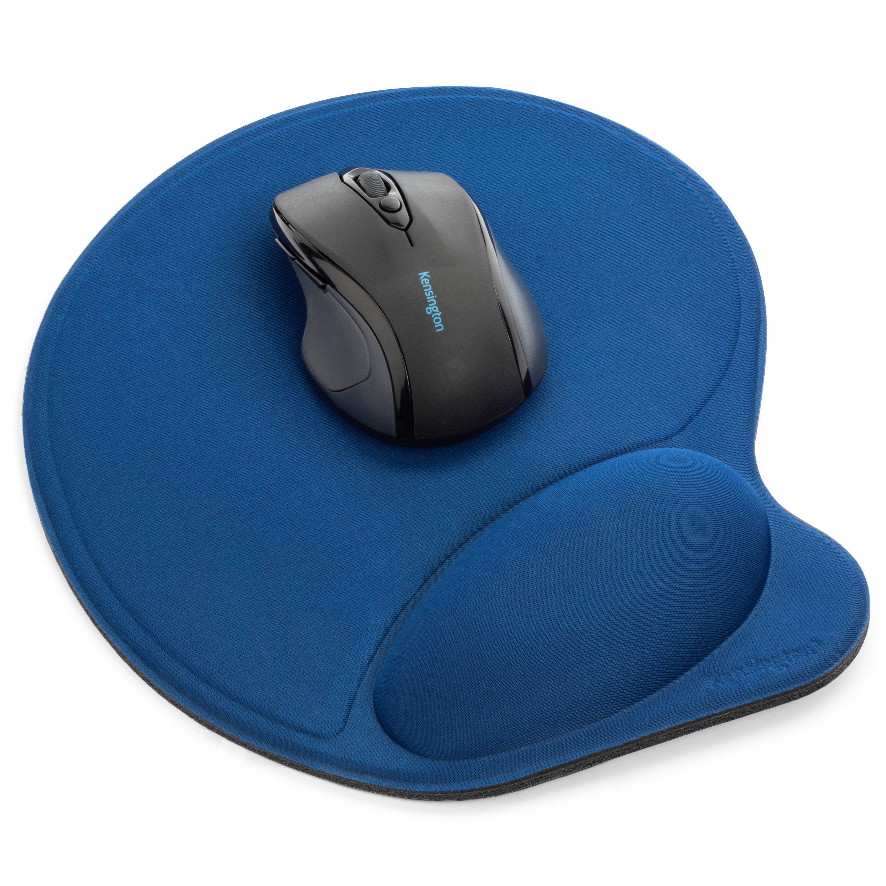 Mouse Pad Ergonómico Wrist Pillow Azul Kensington-3