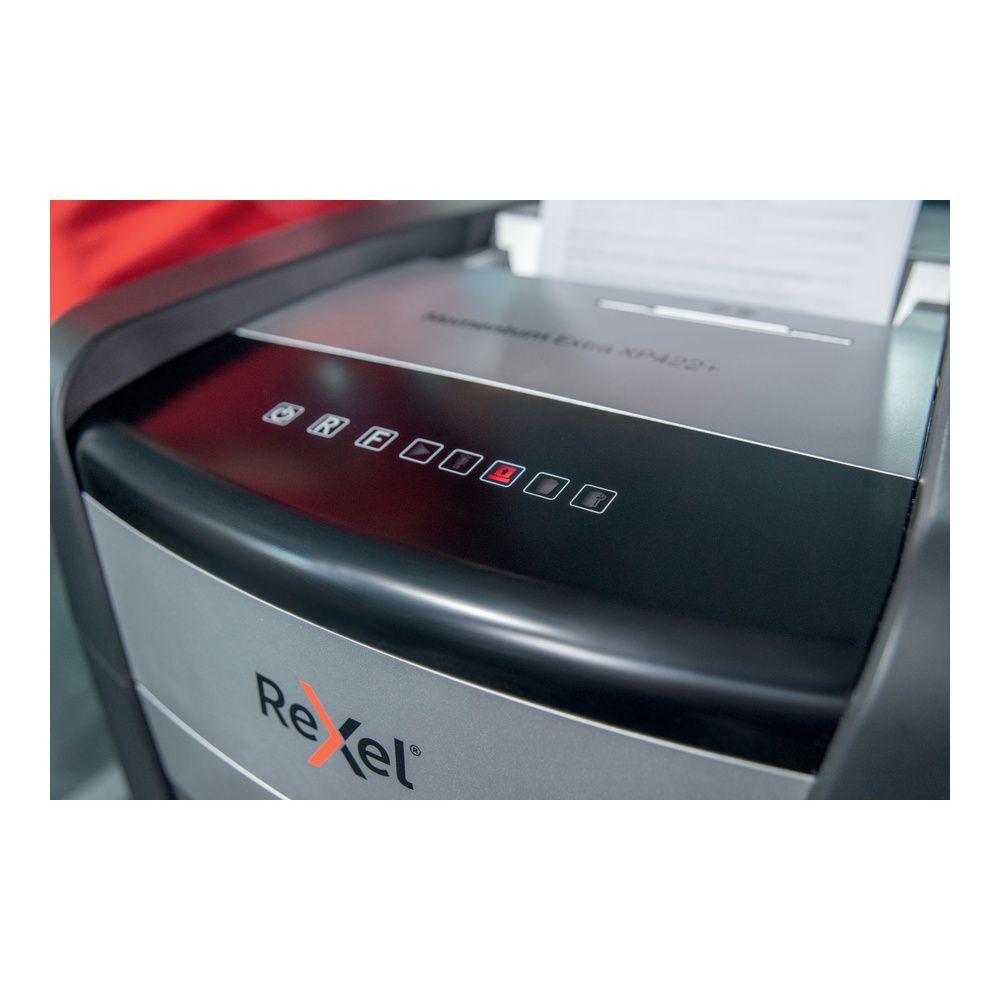 Trituradora de Papel Rexel Momentum Extra XP418+ P4 18 Hojas-7