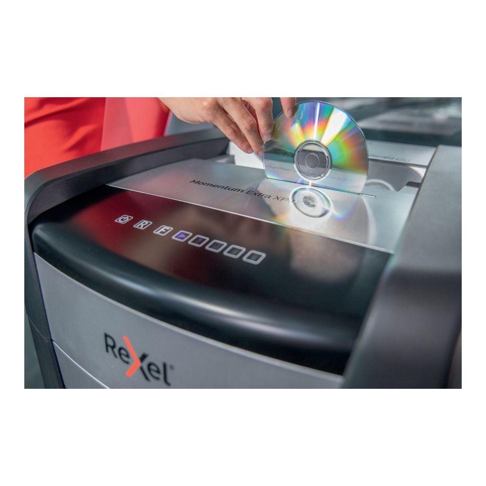 Trituradora de Papel Rexel Momentum Extra XP418+ P4 18 Hojas-8