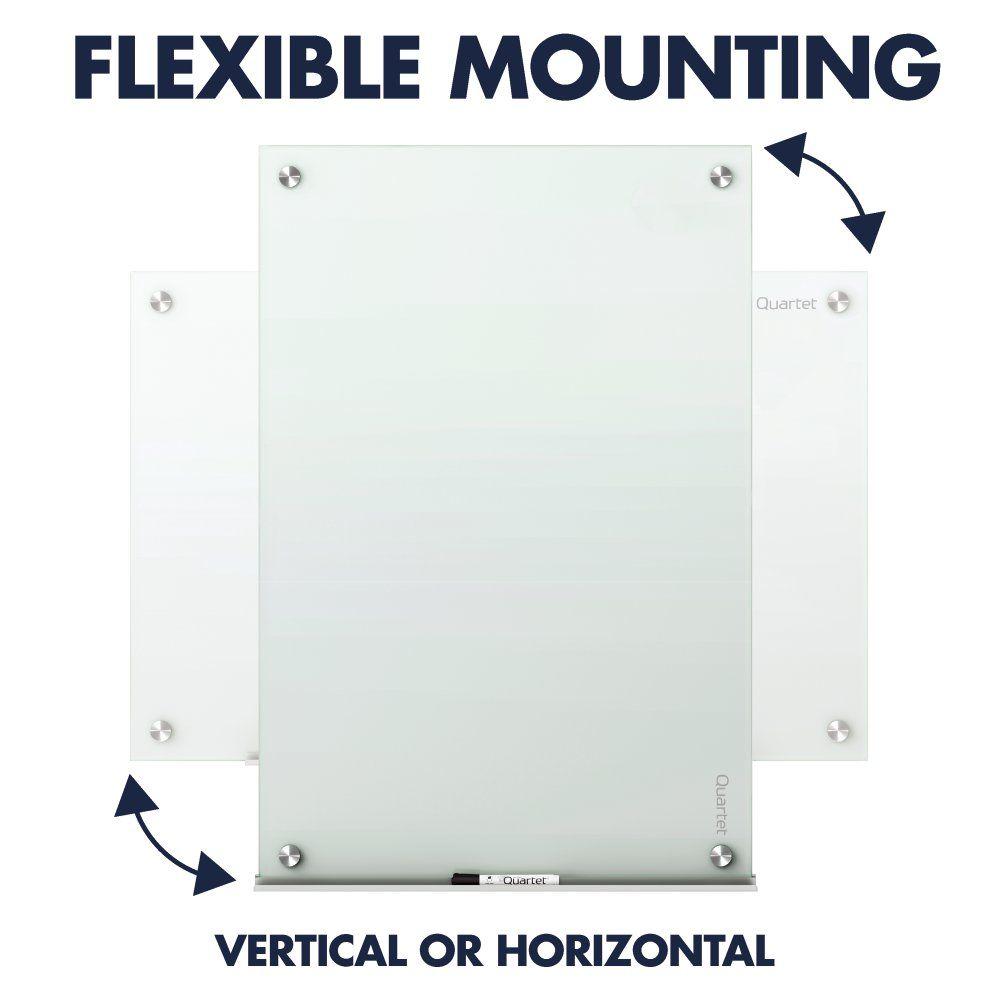 Pizarra Vidrio Magnética Sin Marco 90 x 120 cm Quartet-4