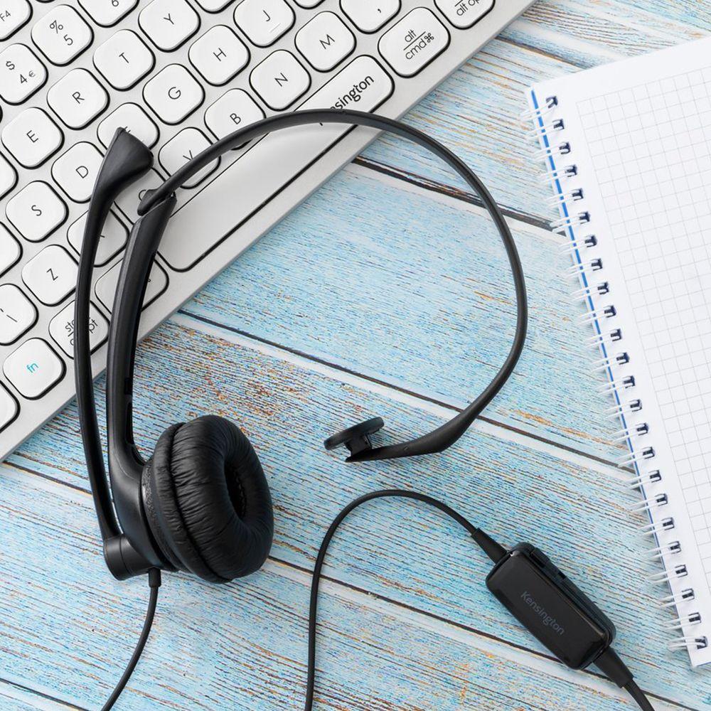 Audífonos Mono Con Micrófono USB K80100WW-2
