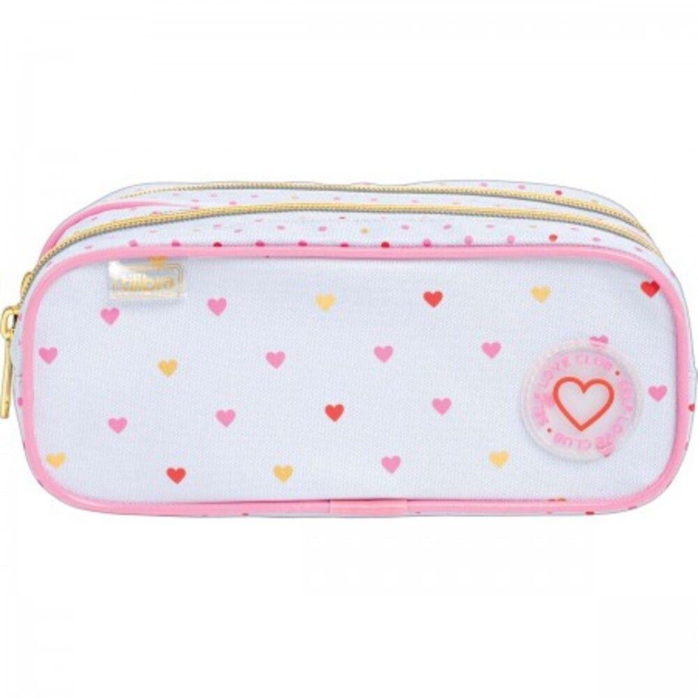 Estuche Duo Joyful Azul con 2 Compartimentos – 210x90x90mm-2