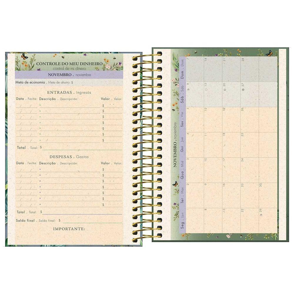 Agenda Espiral Tilibra Naturalis Diaria M5 2027 Celeste-3