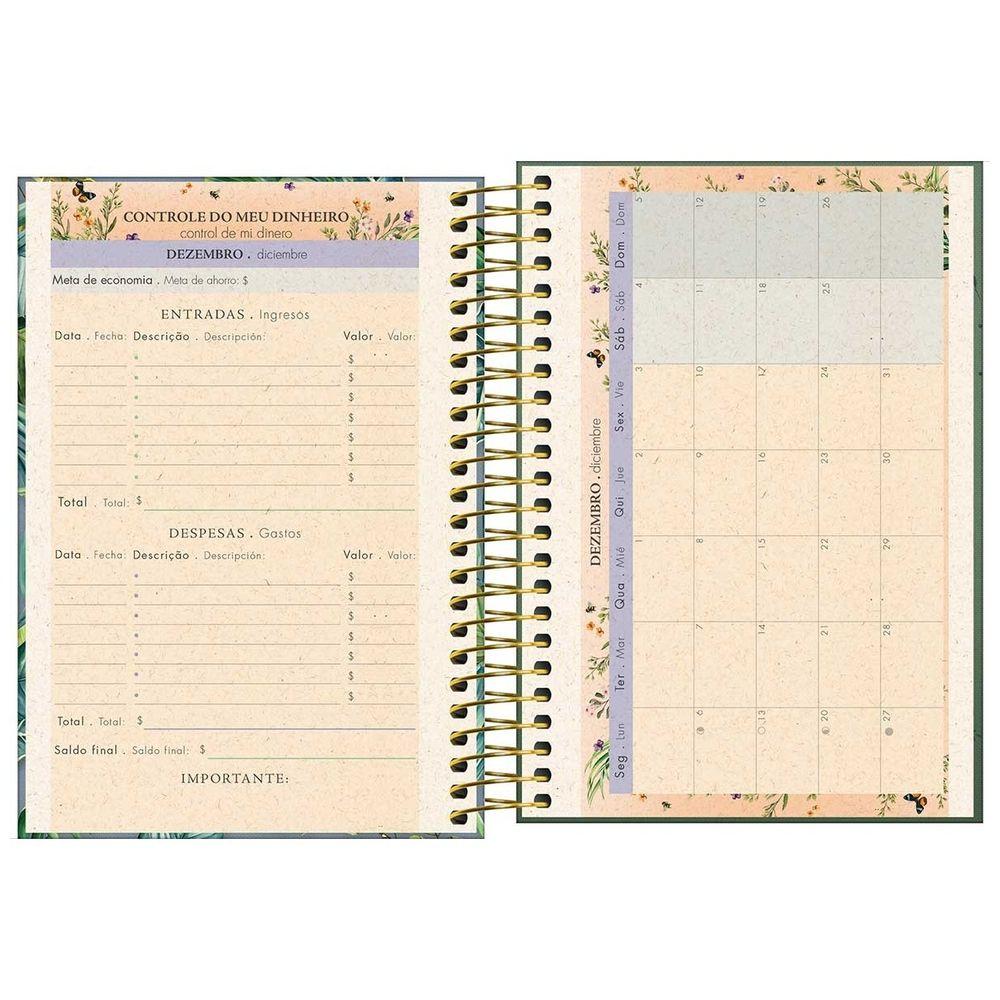 Agenda Espiral Tilibra Naturalis Diaria M5 2027 Celeste-5