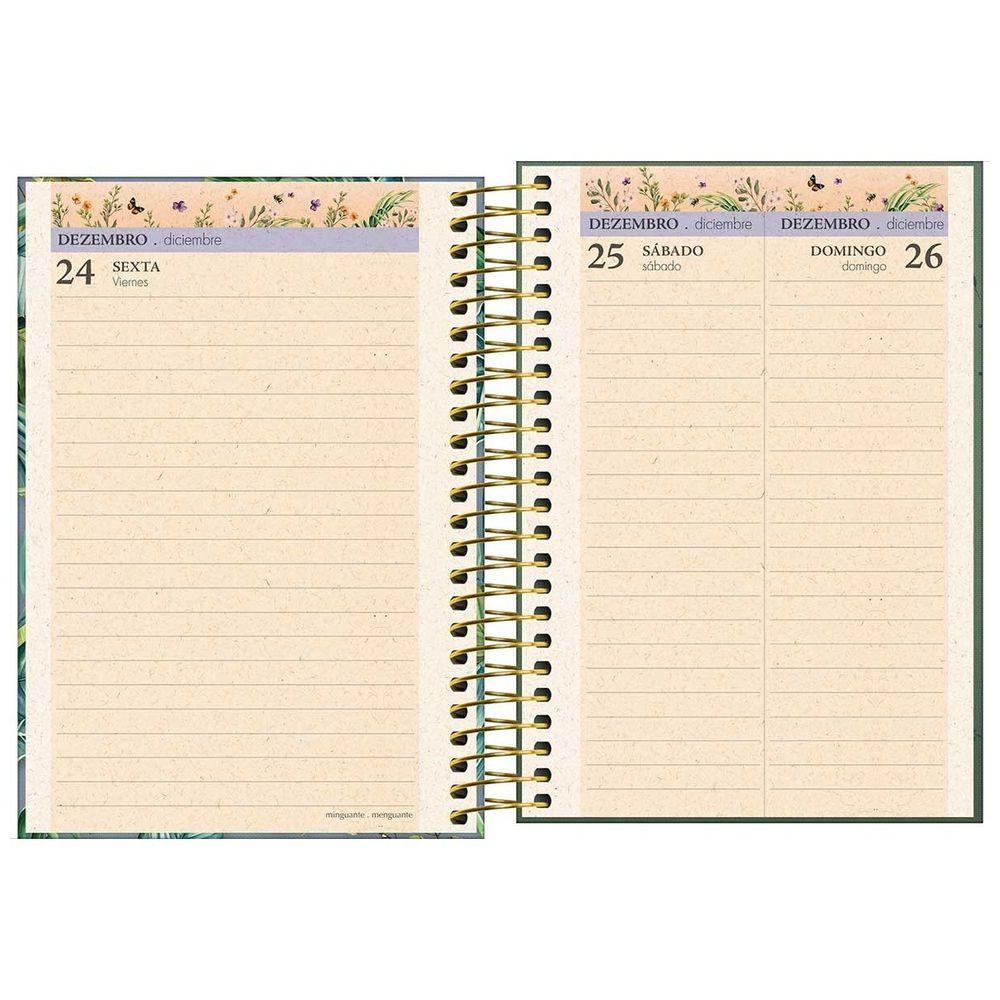 Agenda Espiral Tilibra Naturalis Diaria M5 2027 Celeste-6