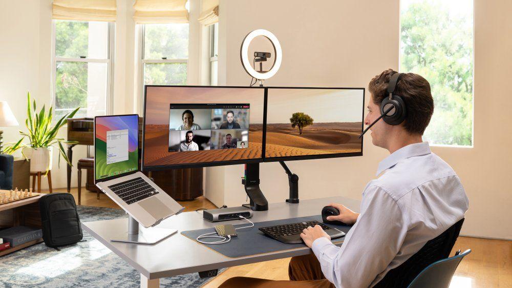 Brazo extensible para Webcam, Luz K87652WW-4
