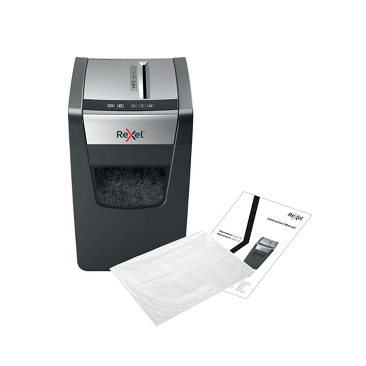 Trituradora Destructora de Papel Corte Challa X410SL Rexel-5
