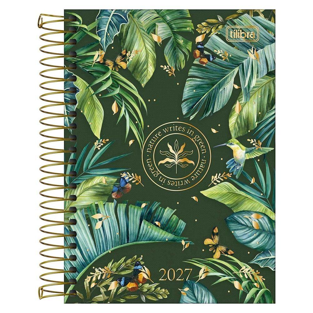 Agenda Espiral Tilibra Naturalis Diaria M5 2027 Azul-0