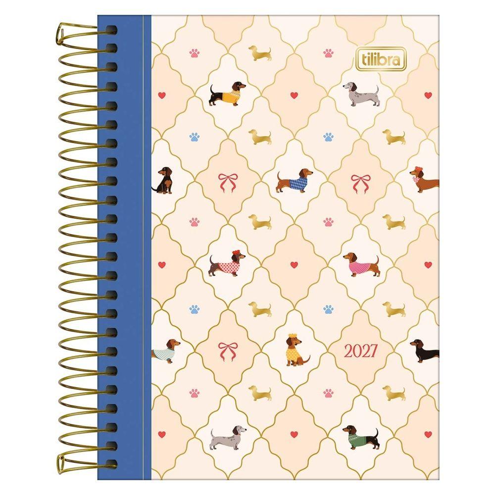 Agenda Espiral Tilibra Bownie M3 2027 Azul-0