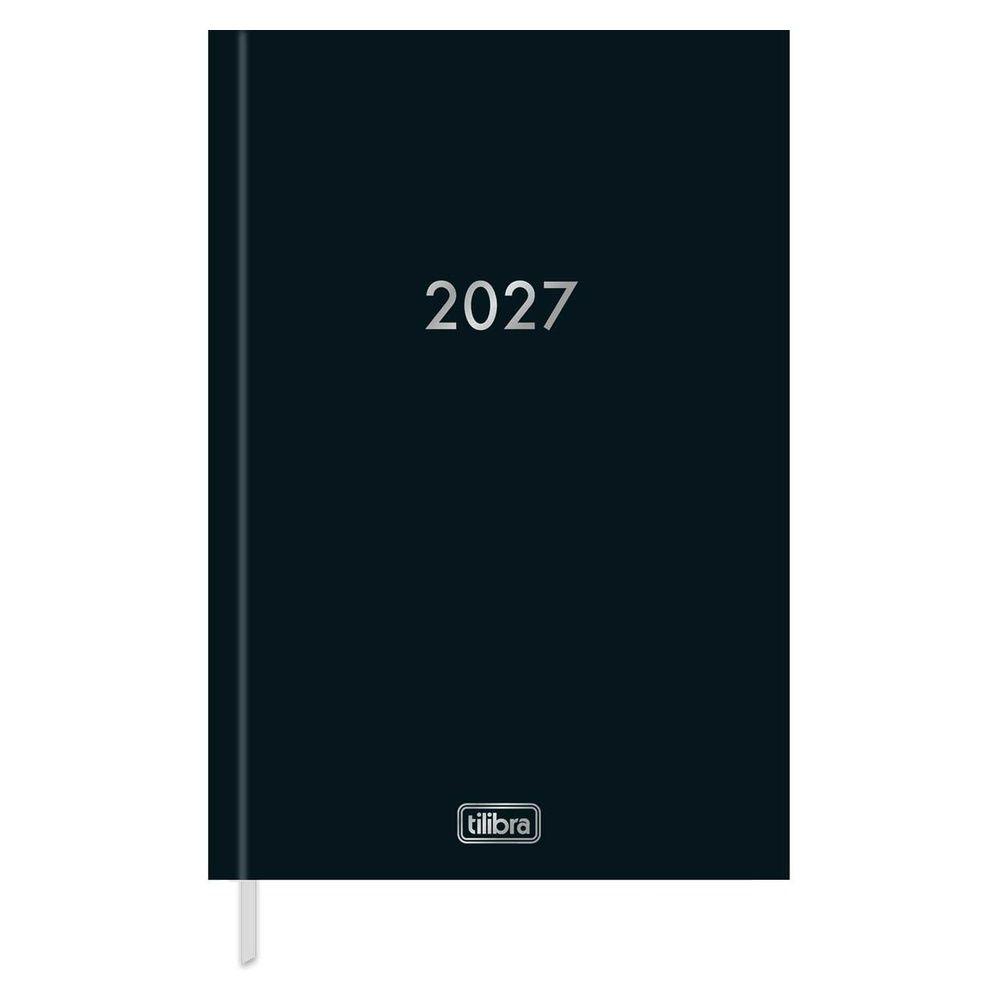 Agenda Ejecutiva Tilibra Cosida Diaria Napoli M7 2027 Negro-0