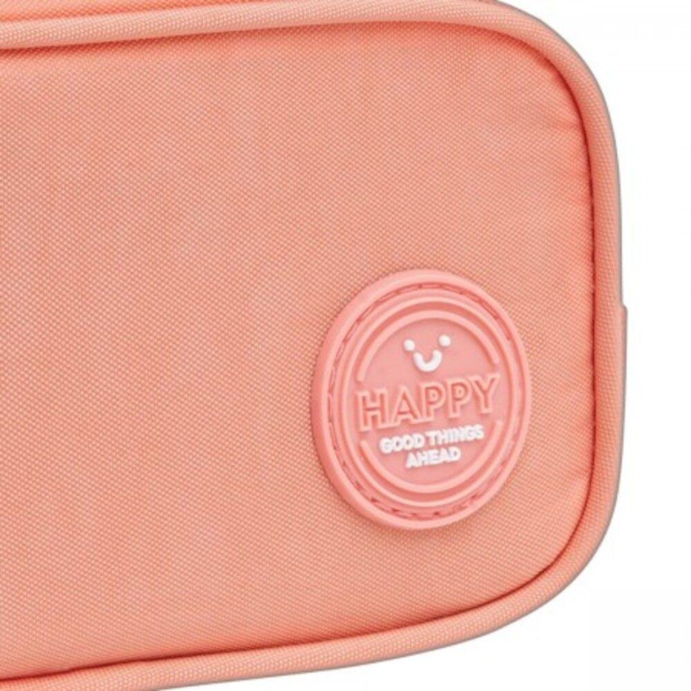 Estuche Duo Happy Salmón con 2 Compartimentos – 210x90x90mm-1