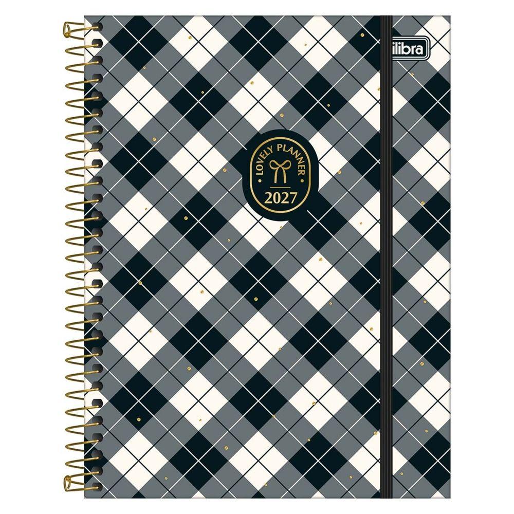 Planner Espiral Tilibra Wets Village M7 2027 Cuadros-0