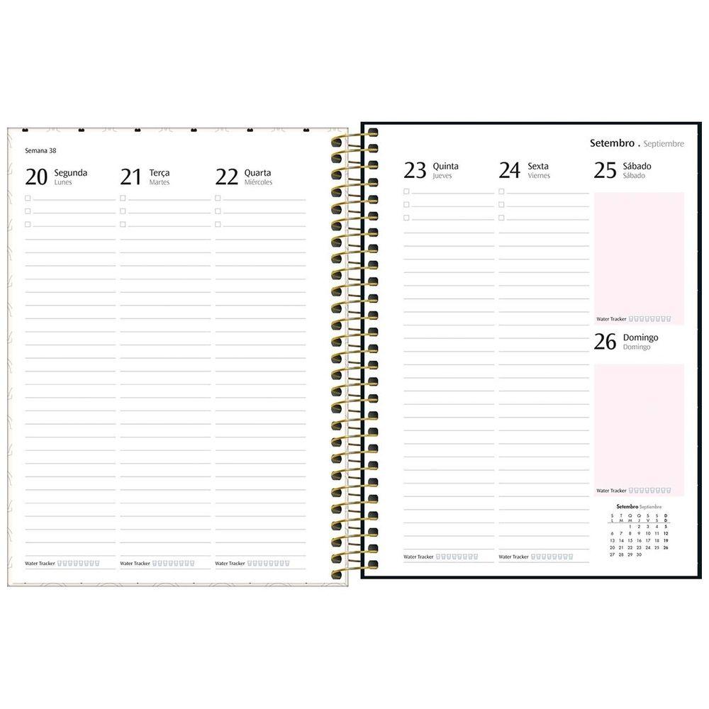 Planner Espiral Tilibra Wets Village M7 2027 Cuadros-2