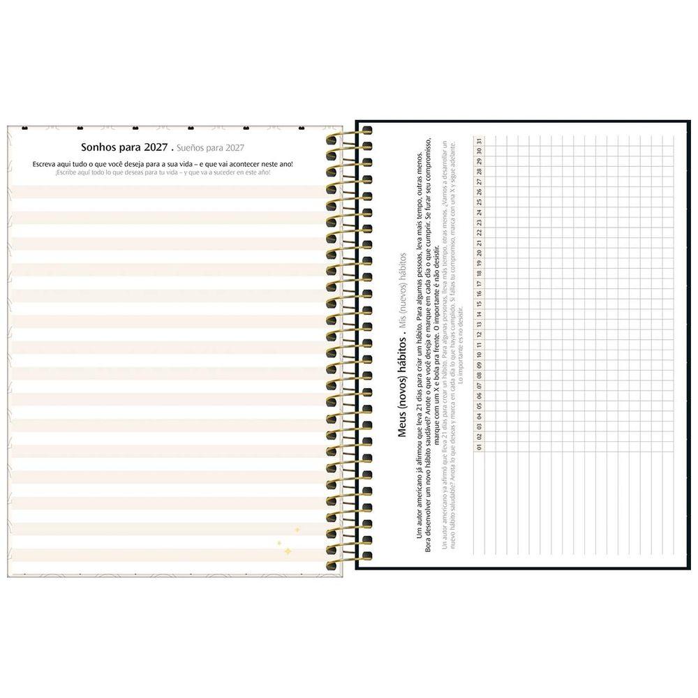 Planner Espiral Tilibra Wets Village M7 2027 Cuadros-4